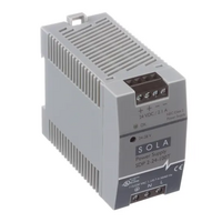 SOLAHD SDP LOW POWER DIN POWER SUPPLY, 50W, 24V OUTPUT, 115-230V AC/DC INPUT (SDP 2-24-100T)